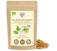 Munchilycious Mûres Blanches BIO 250g, Mûres Blanches Séchées, Collation Fruitée Prête à Consommer
