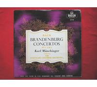 Munchinger, Karl - Munchinger, Karl Bach Brandenburg Concertos Nos 1, 3 & 6 LP Decca LXT5198 EX/VG 1958 Stuttgart Chamber Orchestra