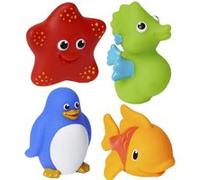 Munchkin Ocean Squirters Baby Bath Toy | Bath Toys for Children and Toddlers | Baby Essentials | Baby Bath Toys & Shower Toys for Children | 4 Pack | Ocean