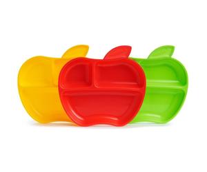 Munchkin Apple assiette à compartiments 6 m+ 3 pcs