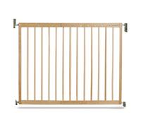 Munchkin Barrière d’Escalier en Bois, Barrière de Sécurité Enfants, Bébés et Animaux de Compagnie, Barrière à Pression Extensible pour Portes et Escaliers, Sans Barre de Seuil, 63,5 - 103 cm, Bois