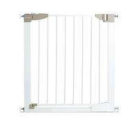 Munchkin Barrière de Sécurité Lindam Sure Shut Orto Bébé & Tout-Petits | Barrière de Sécurité Bébé ou Chien avec Fermeture Automatique | Installation Facile sans Vis | 76-82cm | Blanche