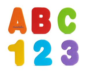 Munchkin Bath Learn Letters & Numbers jouet de bain 18 m+ 36 pcs