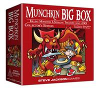 Munchkin Big Box | Collector’s Edition Fantasy Card Game | Over 650 Cards, Game Boards, Meeples, Dice & Storage Tray | Illustrated by John Kovalic | Ages 10+ | 3-6 Players