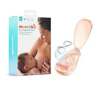 Munchkin® Bouclier de téton Flow + avec canal transparent pour regarder le flux de lait - Infirmière en toute confiance et atteindre vos objectifs d'allaitement - 20 mm