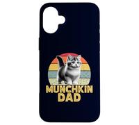 Munchkin Cat Dad Funny I Love My Munchkin Cat Rétro Coque pour iPhone 16 Plus