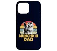 Munchkin Cat Dad Funny I Love My Munchkin Cat Rétro Coque pour iPhone 16 Pro Max