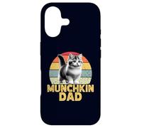 Munchkin Cat Dad Funny I Love My Munchkin Cat Rétro Coque pour iPhone 17