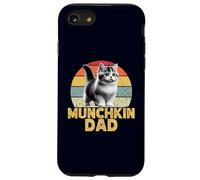 Munchkin Cat Dad Funny I Love My Munchkin Cat Rétro Coque pour iPhone SE (2020) / 7/8