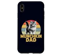 Munchkin Cat Dad Funny I Love My Munchkin Cat Rétro Coque pour iPhone XS Max