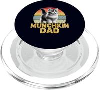 Munchkin Cat Dad Funny I Love My Munchkin Cat Rétro PopSockets PopGrip pour MagSafe