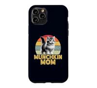 Munchkin Cat Mom Funny I Love My Munchkin Cat Rétro Coque pour iPhone 11 Pro