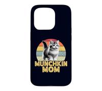 Munchkin Cat Mom Funny I Love My Munchkin Cat Rétro Coque pour iPhone 15 Pro