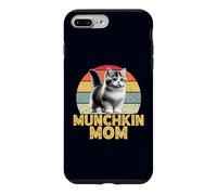 Munchkin Cat Mom Funny I Love My Munchkin Cat Rétro Coque pour iPhone 7 Plus/8 Plus