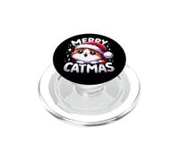 Munchkin Chapeau de Père Noël Motif Chat Mignon PopSockets PopGrip pour MagSafe