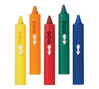 Munchkin Crayons de bain | Jouet de bain coloré sans salissure | Dessine sur les carreaux et la porcelaine | Jouet de bain lavable pour bébé - Ensemble de 5 crayons