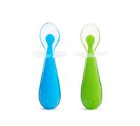Munchkin Cuillères Entraînement Silicone Gentle Scoop | Cuillères Bébé & Tout-Petits | Ensemble de Sevrage Bébé | Essentiels Bébé | Pack de 2