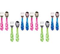 Munchkin Ensemble fourchette et cuillère pour tout-petit (1 cuillère et 1 fourchette) Couleurs assorties (Lot de 2)