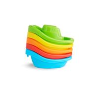 Munchkin Flotte de 5 Bateaux Jouet de Bain | Jouets de Bain Interactifs et Amusants pour Bébés et Tout-Petits | Prise en Main Facile | Essentiels pour Bébé | Lot de 5