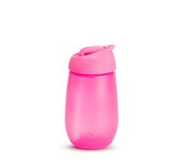 Munchkin Gobelet à paille - Gobelet anti-fuite - Simple Clean - Facile à nettoyer - Lavable au lave-vaisselle - Gobelet pour bébé et enfant - 296ml - Rose