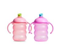 Munchkin Gobelet Bébé Click Lock avec Bec | 2 Pack | 6m+ | 236 ml | Rose/Violet