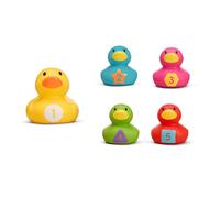 Munchkin Jouets de Bain | Jouets de Bain en Caoutchouc Thème Animal | Cadeau de Baby Shower pour Bébés et Tout-Petits | Moment Amusant | Essentiels Bébé | 0 mois+ | Lot de 5 | Canards