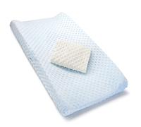 Munchkin® Lot de 2 housses de matelas à langer Bleu/blanc - Compatible avec matelas à langer profilé standard