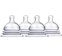 Munchkin Lot de 4 tétines pour biberon avec mouvement naturel