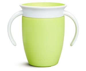 Munchkin Miracle 360° tasse d’apprentissage avec supports Green 6 m+ 207 ml