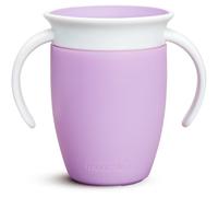 Munchkin Gobelet d'apprentissage Miracle 360 – Sans BPA, anti-fuite/anti-déversement, 207 ml, Violet