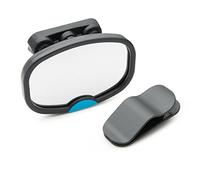Munchkin Miroir Auto Bébé à Vue Dégagée Dual Sight, double vue pour enfant assis vers l’avant ou l’arrière