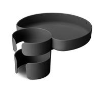 Munchkin® Plateau de siège auto - Accessoire de voyage et de voyage pour tout-petits pour grignoter sans désordre dans la voiture, gris