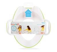 Siège de toilette robuste Munchkin | Réducteur WC pour l’apprentissage de la propreté avec poignées et pieds | Idéal pour bébés et enfants | Vert