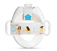 Munchkin Sturdy Potty Training Toilet Seat with Handles and Splash Guard. Secure Anti-Slip Toddler Toilet Seat for Boys and Girls.