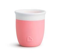 Munchkin C'est Silicone ! Gobelet d'Entraînement - Bébés & Jeunes Enfants Tasse de Transition Ouverte 360°, à Partir 4 Mois Sans BPA, Qualité Alimentaire 59ml, Rose Corail 90057 1.0 unité