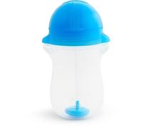 Munchkin Click Lock Tip and Sip Weighted Straw Cup, 10oz/296 ml, 1 pack, Blue