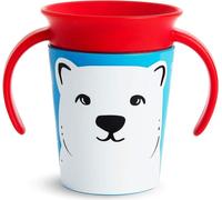 Munchkin - Tasse Junior WildLove 360° avec oreilles 177 ml - ours polaire
