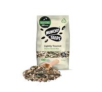 Munchy Seeds Lightly Toasted 3 Seed Mix, Pumpkin Seeds, Sunflower Seeds & Linseed, Free from Nuts for Allergies, Seeds for Baking, Breakfast Cereals & Granola 500g, White