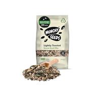 Munchy Seeds Lightly Toasted 7 Seed Mix, Pumpkin Seeds, Sunflower Seeds, Hulled Hemp, Sesame, Rapeseed, Brown Linseed (Flax) & Golden Linseed, Seeds for Baking, Breakfast Cereals & Granola 500g, White