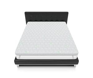 Mundialflex Mflx-W Surmatelas en polyuréthane expansé, Blanc/Gris, 170 x 190 cm