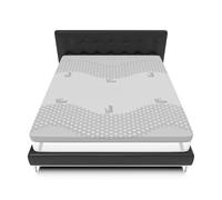 Mundialflex Surmatelas 90x190, en Mousse à mémoire de Forme, déhoussable, avec Une Housse à régulation Thermique 37System. Topper MFLX-M.