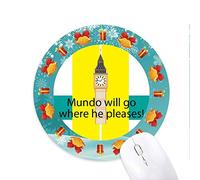 mundo     aller   où seront   il   chante! tapis de souris souris ronds cadeaux de noël