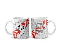 Mundo Avios Taza de cerámica River Plate, Argentina. Tasse à café de 11oz., tasse en céramique triple AAA 300 ml.