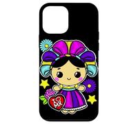 Muñeca Mexican Doll Lelé Embroidery Style Maria Otomi Girl Coque pour iPhone 12 Mini