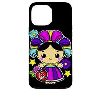 Muñeca Mexican Doll Lelé Embroidery Style Maria Otomi Girl Coque pour iPhone 13 Pro Max