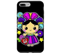 Muñeca Mexican Doll Lelé Embroidery Style Maria Otomi Girl Coque pour iPhone 7 Plus/8 Plus