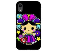 Muñeca Mexican Doll Lelé Embroidery Style Maria Otomi Girl Coque pour iPhone XR