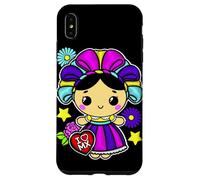 Muñeca Mexican Doll Lelé Embroidery Style Maria Otomi Girl Coque pour iPhone XS Max