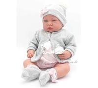 Muñeca Recien Nacida Gris
