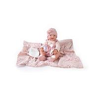 Muñecas Antonio Juan- Nacides Nacida Mia Fait Pipi avec Couverture, 50160, Multicolore